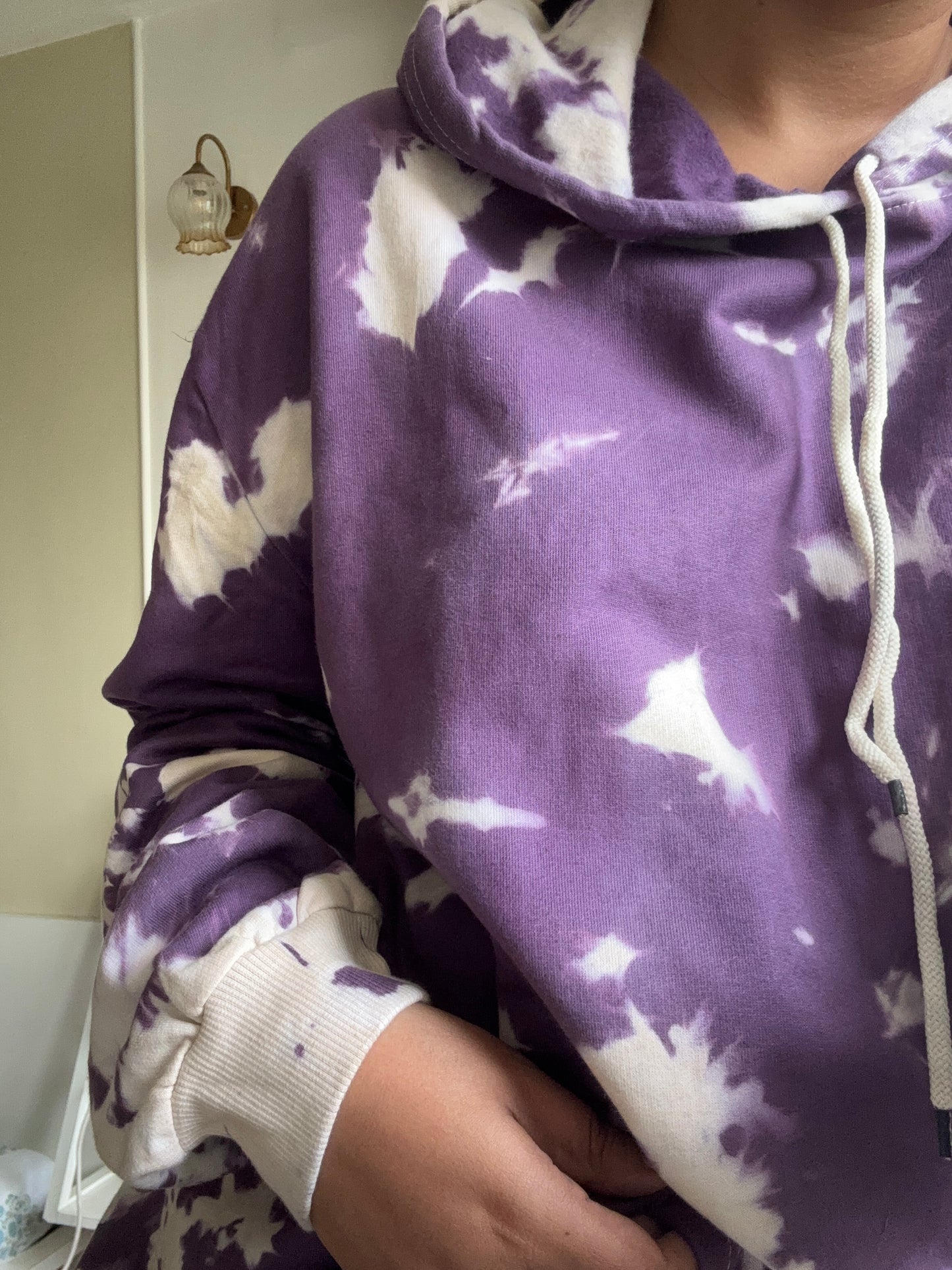 Lavender tie dye unisex Hoodie 🤍