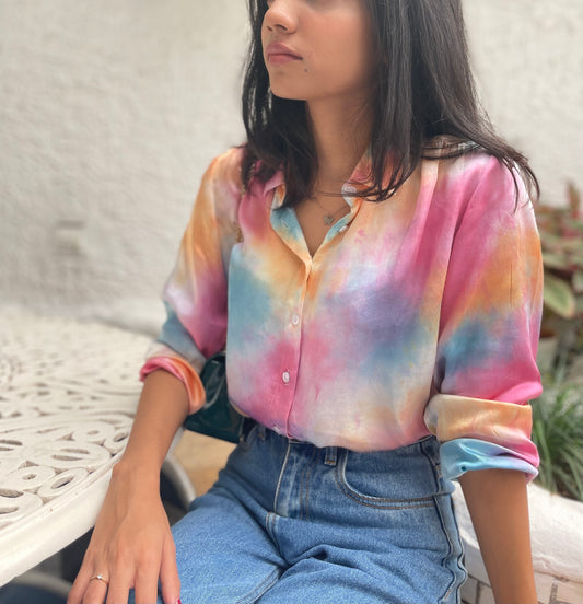 Chic Satin Shirt