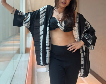 Midnight Shrug and Bralette Combo