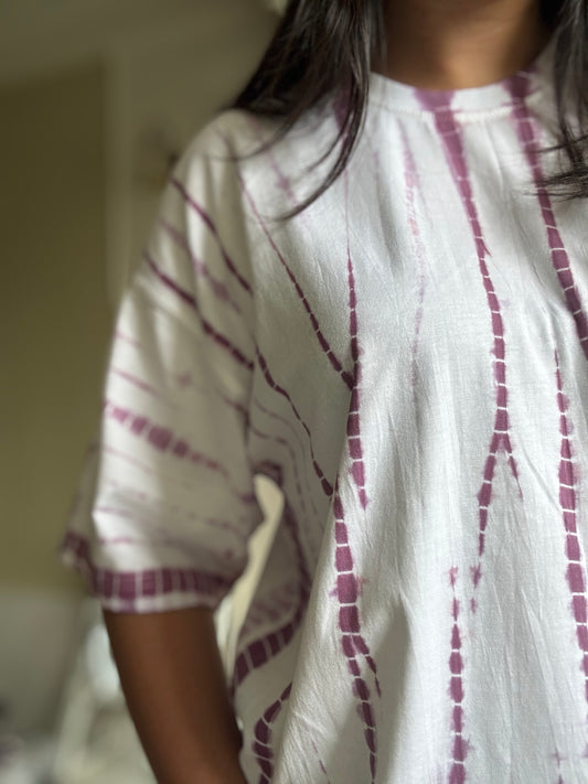 Lavender tie dye unisex cotton tshirt 🤍