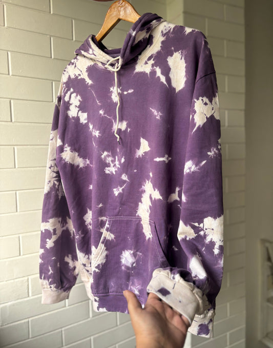 Lavender tie dye unisex Hoodie 🤍