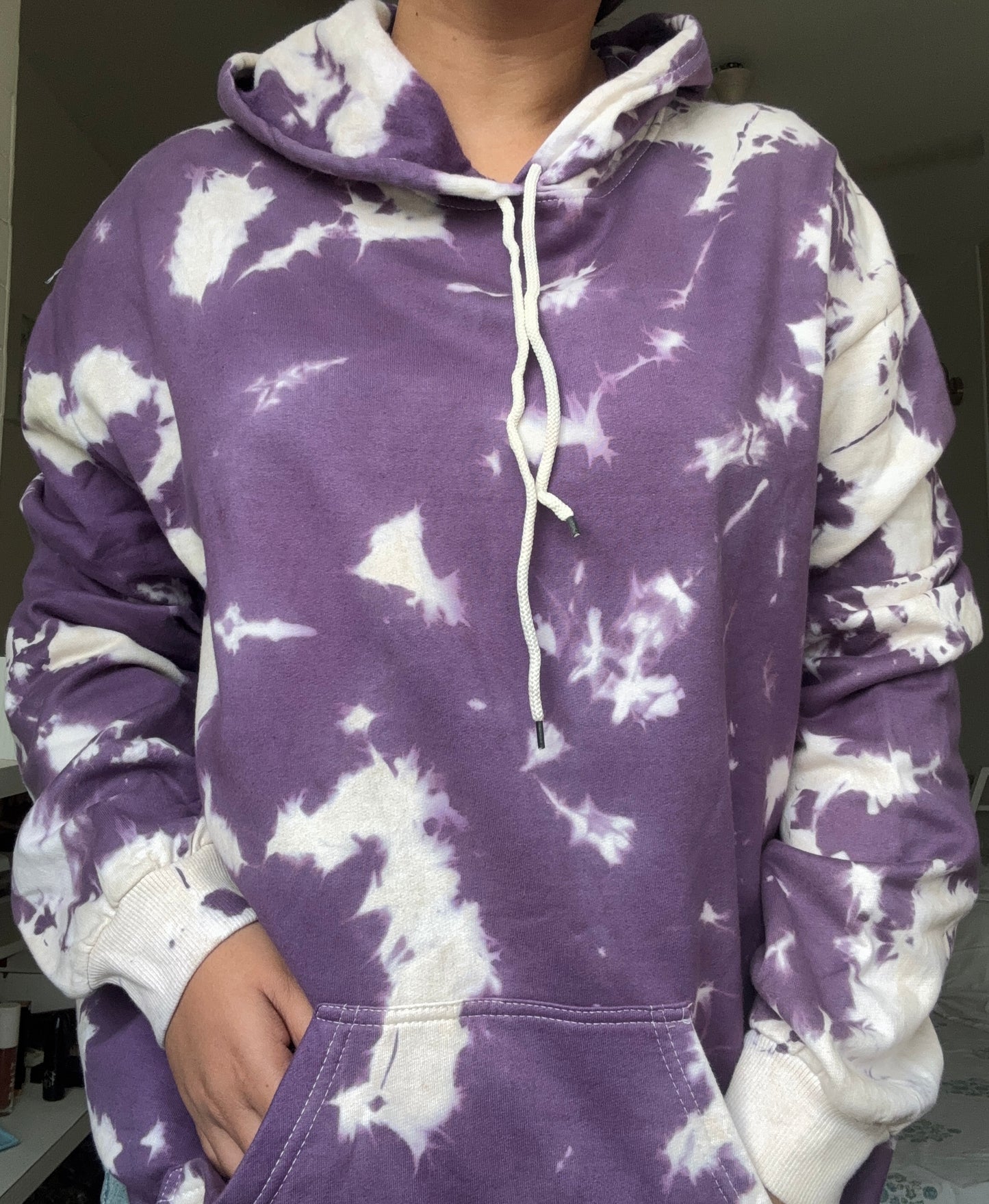 Lavender tie dye unisex Hoodie 🤍