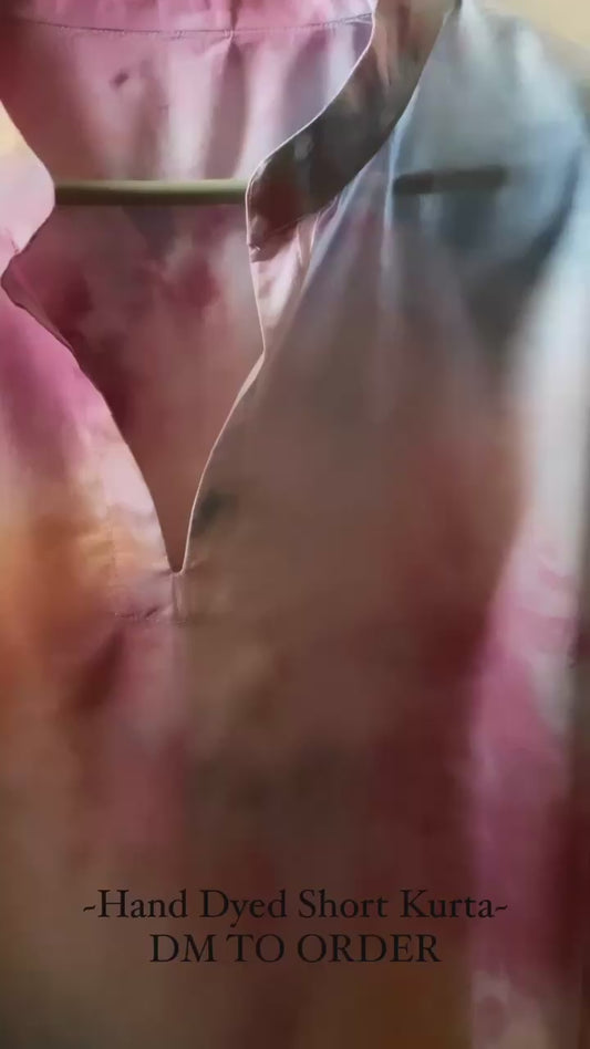 Tie Dye cotton Kurta for men